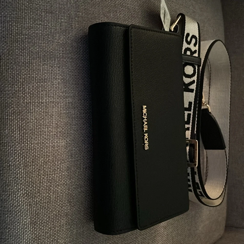 NWT Michael Kors Jet Set Large Leather Crossbody Bag - Picture 11 of 15